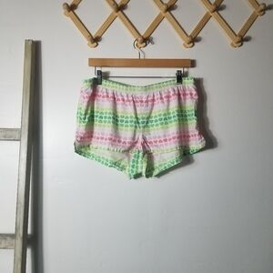 AEROPOSTALE WOMEN'S HEART SLEEP SHORTS SIZE LARGE